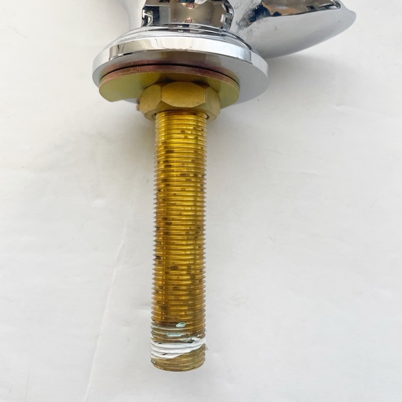 Chrome Dolphin Faucet for 3-Hole Wide Spread Deck Mount Sink READ - Picture 9 of 14